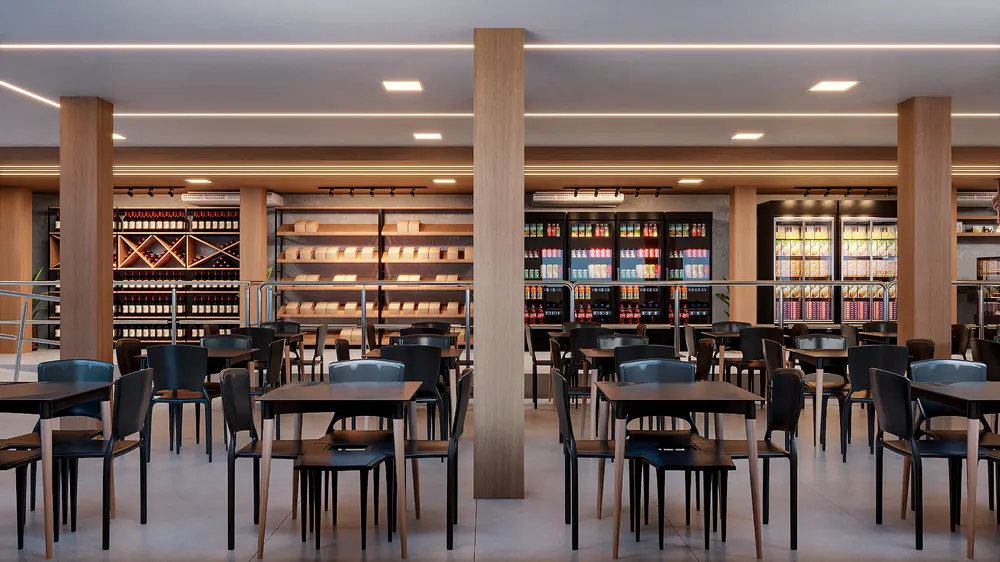 Delicatessen — projeto da Ergo Construtora em Maragogi, Alagoas