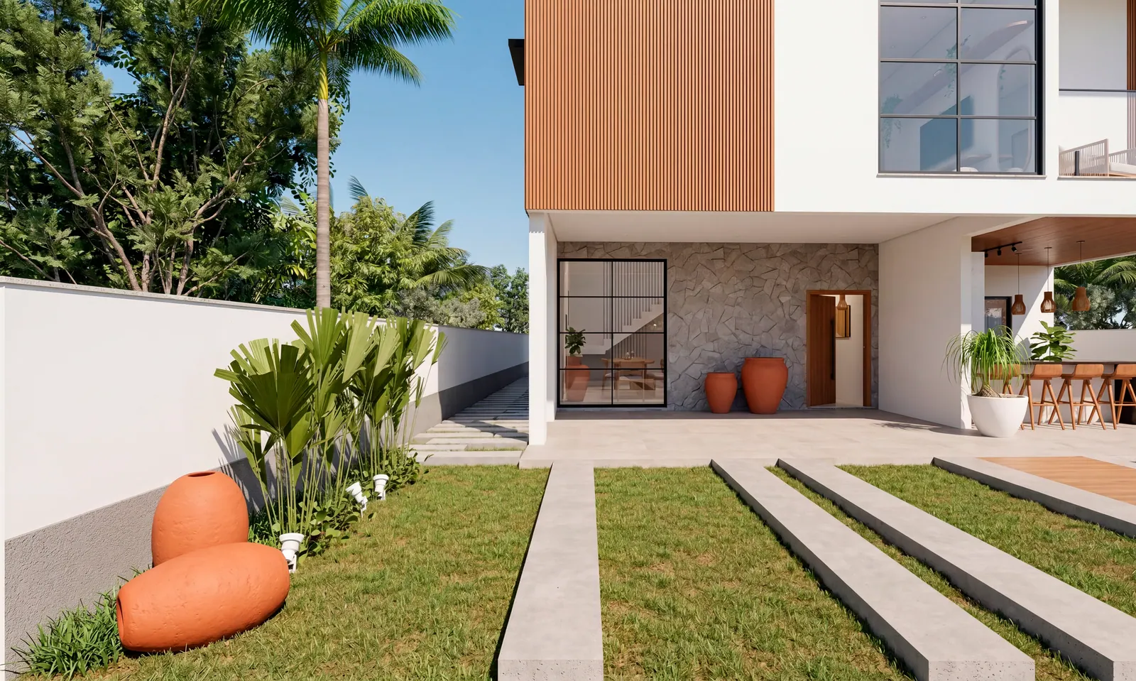 Residência de alto padrão construída pela Ergo Construtora em Maragogi - AL